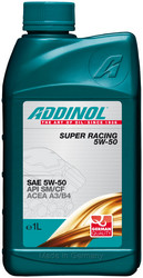 Купить моторное масло Addinol Super Racing 5W-50, 1л Синтетическое | Артикул 4014766072122