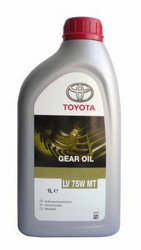     : Toyota  Gear Oil LV 75 W MT ,  |  0888581001